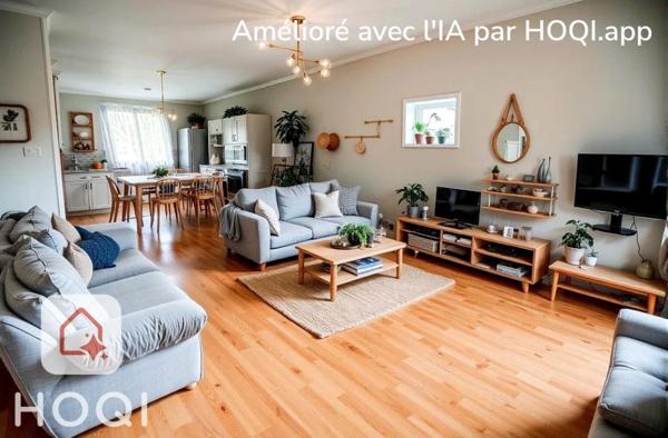 Maison familiale, 3 chambres, bureau, vaste garage