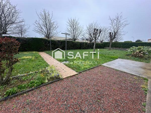 Maison familiale, 3 chambres, bureau, vaste garage