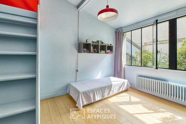 Maison-loft familiale avec terrasse entre Batignolles et Montmartre