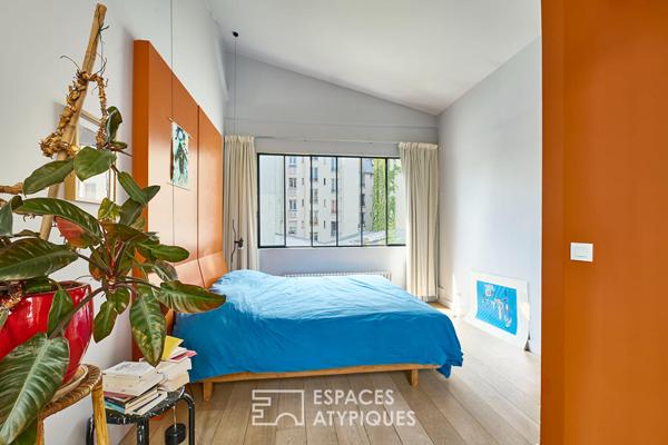Maison-loft familiale avec terrasse entre Batignolles et Montmartre