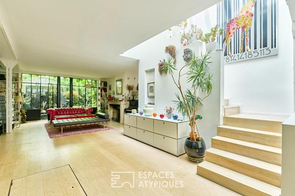 Maison-loft familiale avec terrasse entre Batignolles et Montmartre