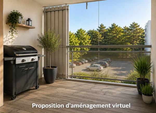 GRADIGNAN MAIRIE -APT DE TYPE 2 AVEC LOGGIA