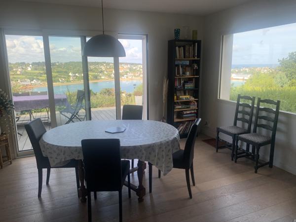 Plougasnou (29630) Plougasnou en impasse, maison 4ch rénovée en 2020, pleine vue sur le Port du Diben et la mer.