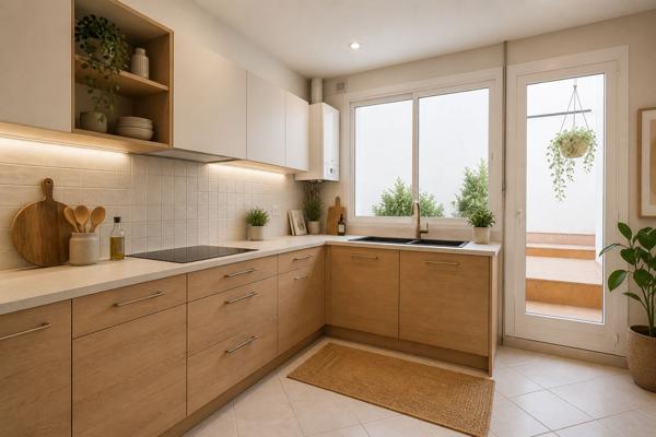 AGEN Secteur Jacobins - Maison de ville de 123m² avec 3 chambres et une cour intérieure.