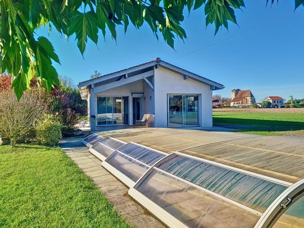 Port-de-Lanne (40300) Charmante maison T4 de plain-pied avec piscine à Port-de-Lanne