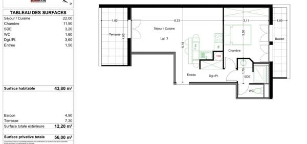 Vente / Appartement T2