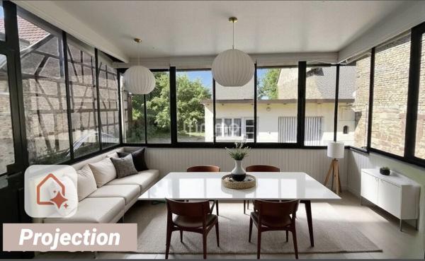 Maison 5 pièces, dépendances et verger sans vis à vis