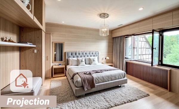 Maison 5 pièces, dépendances et verger sans vis à vis