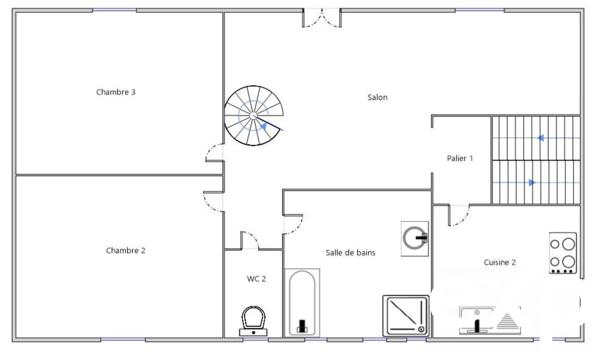 maison 7 pièces-garage-jardin