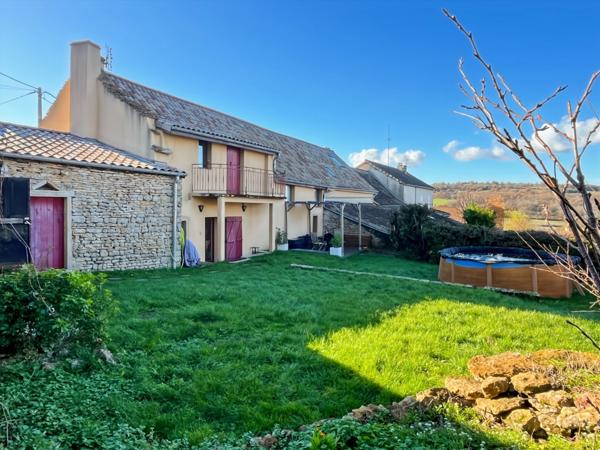 SUD BOURGOGNE | MAISON ATYPIQUE 7 PIÈCES | CARACTÈRE & VOLUMES | PROCHE CLUNY - 166 m² - 540 m²