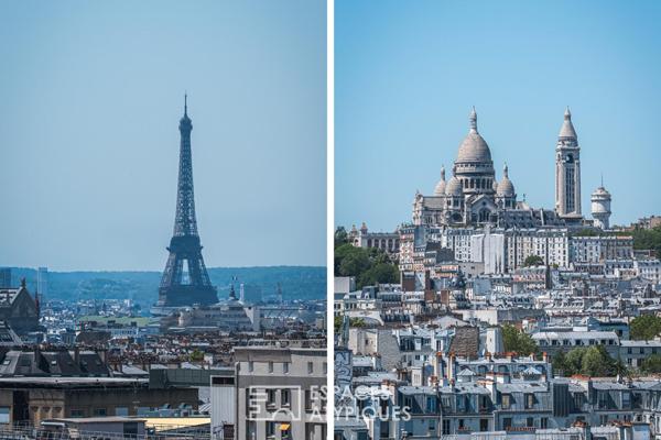 Duplex dernier étage avec double terrasse et vue d’exception