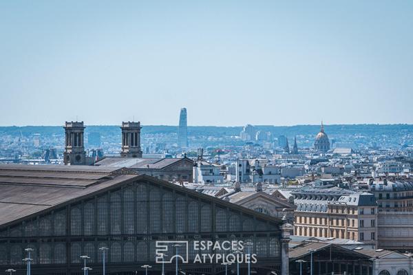 Duplex dernier étage avec double terrasse et vue d’exception