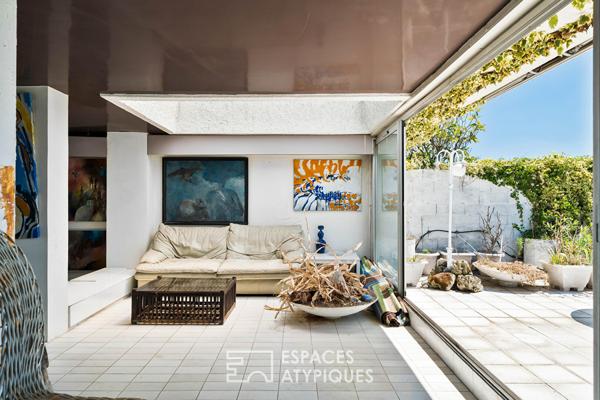 Duplex dernier étage avec double terrasse et vue d’exception