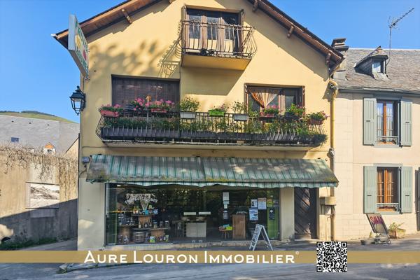 IMMEUBLE 200 M² AVEC LOCAL COMMERCIAL/ATELIER ET APPARTEMENT - ARREAU-CENTRE