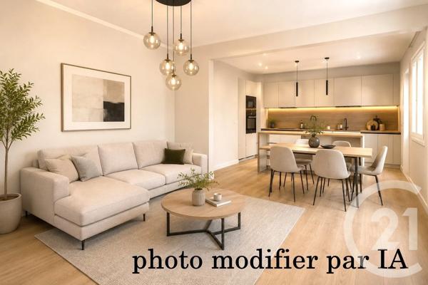 Appartement T3 à vendre  3 pièces - 59,52 m 2   MENTON  - 06