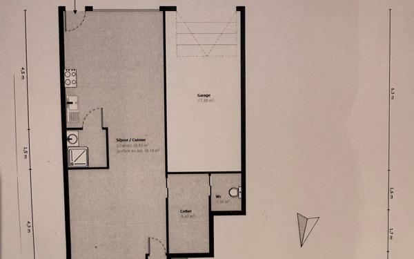 Appartement à vendre    1 pièce • 45,39 m2 Nice