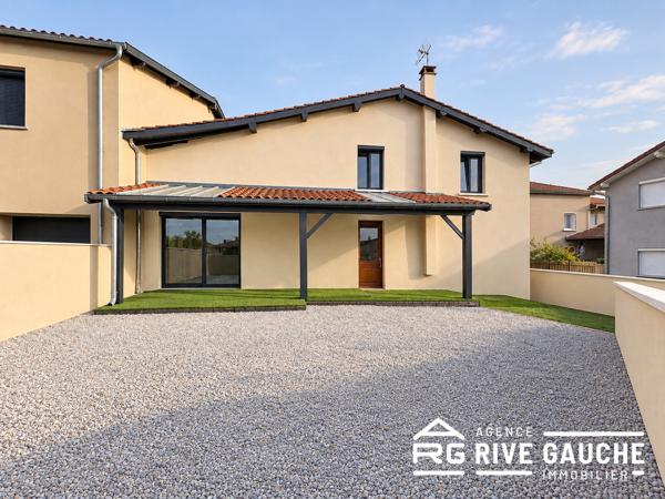 Cheyssieu – Maison mitoyenne rénovée de 140 m² avec jardin et terrasse