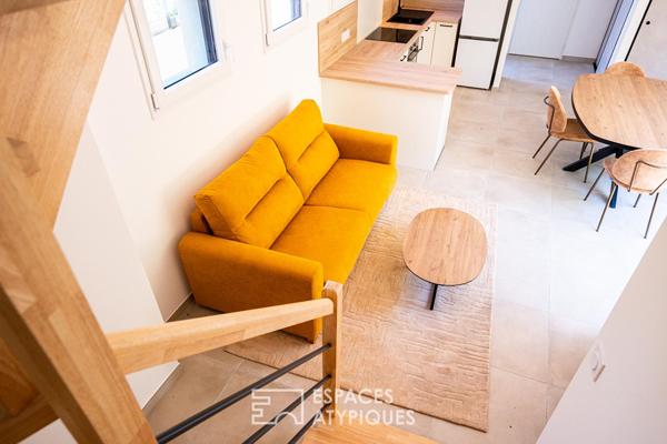 Duplex avec jardin privatif à quelques pas de la plage