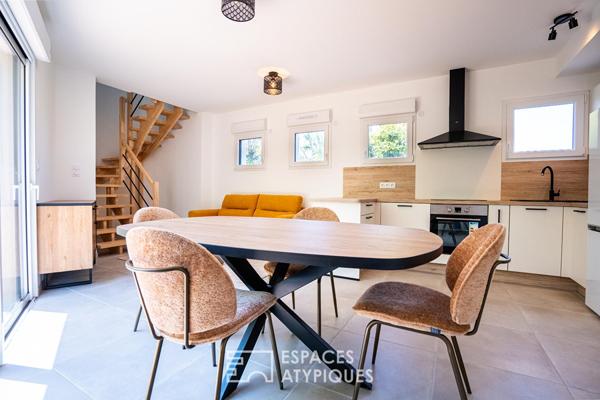 Duplex avec jardin privatif à quelques pas de la plage