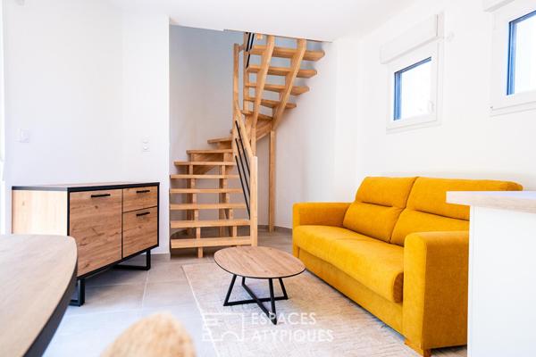 Duplex avec jardin privatif à quelques pas de la plage