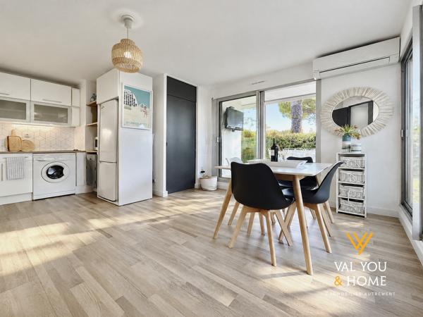 Appartement La Grande Motte – Rez-de-jardin 90 m² de vie global, 6 couchages, Piscine & Parking