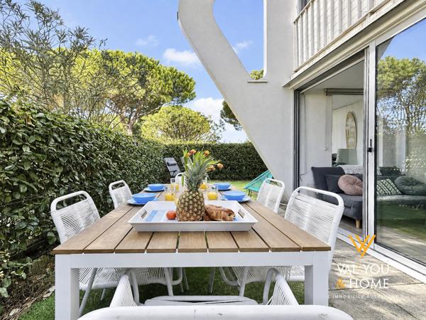 Appartement La Grande Motte – Rez-de-jardin 90 m² de vie global, 6 couchages, Piscine & Parking