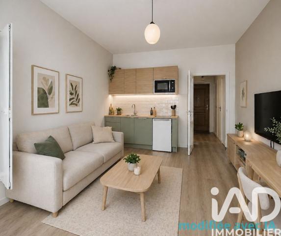 Studio à vendre 25,38 m² Aix-les-Bains