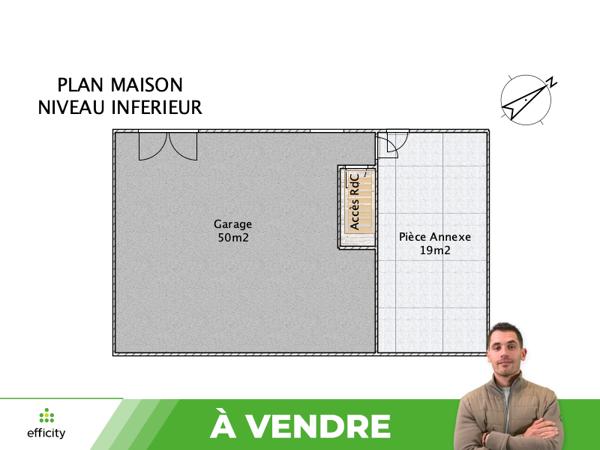 Maison 6 pièces - 130 m² Exclusivité efficity