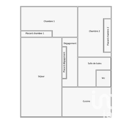 Appartement à vendre 4 pièces 71 m² Montreuil