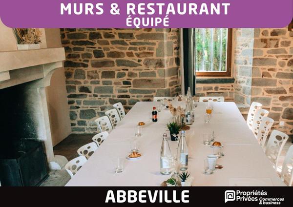 ABBEVILLE / BAIE DE SOMME - MURS & RESTAURANT ÉQUIPÉ 300 m²