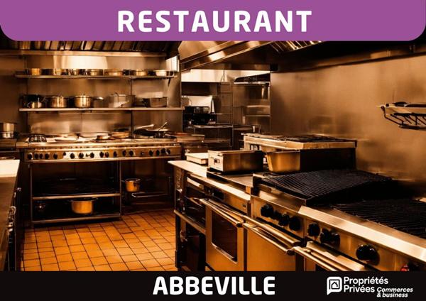ABBEVILLE / BAIE DE SOMME - MURS & RESTAURANT ÉQUIPÉ 300 m²