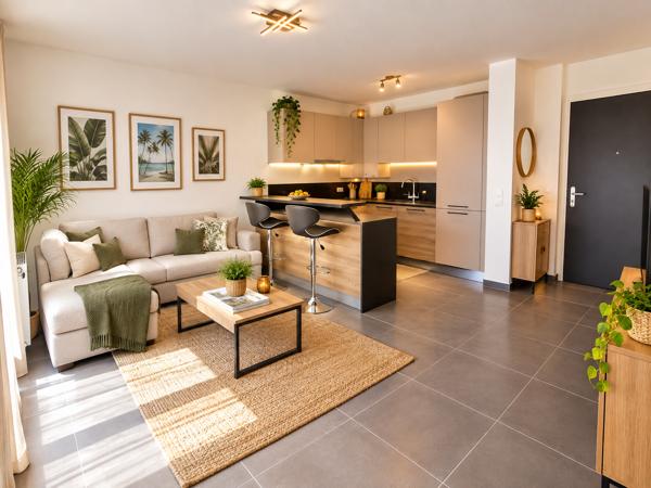 VILLECRESNES CENTRE – F2 40 m² AVEC GRAND BALCON – PARKING – 199 000 € FAI