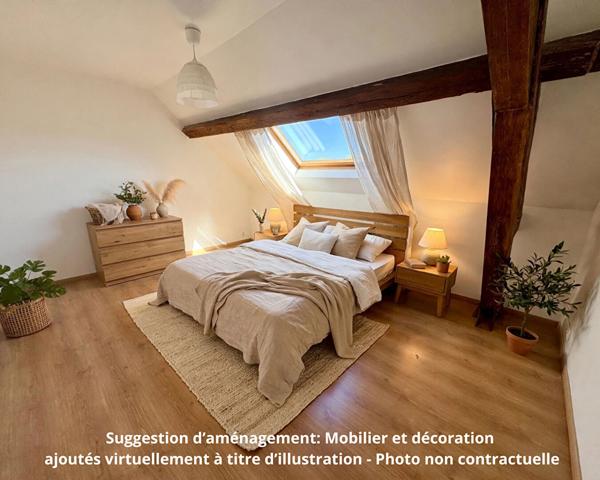 T3 de plus de 80 m2 au sol dans un immeuble de charme