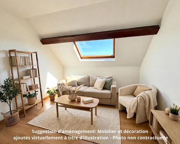 T3 de plus de 80 m2 au sol dans un immeuble de charme