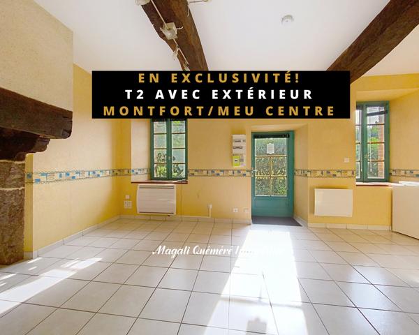 Montfort-sur-Meu (35160) Appartement T2 avec extérieur - Monfort sur Meu Centre 35160 - Usage d'habitation ou local professionnel