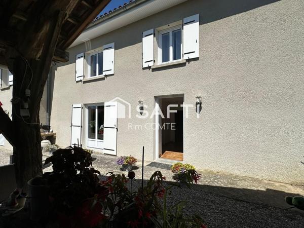 À vendre : Superbe corps de ferme rénové – Charme, volumes et confort au cœur de la nature!!