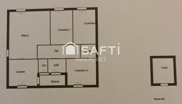 A vendre appartement T4 idéal pour investisseurs à ne pas manquer !