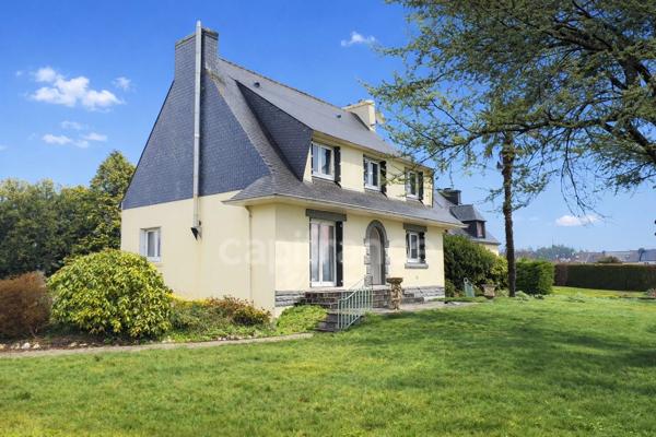 BRIEC (29) – Maison T6 à vendre 156 m² habitables – 242 m² utiles Sous-sol intégral Terrain de 1 547 m²