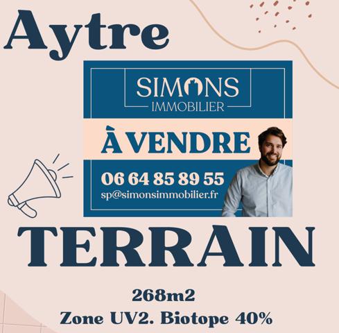 Terrain centre d'Aytré 268m2