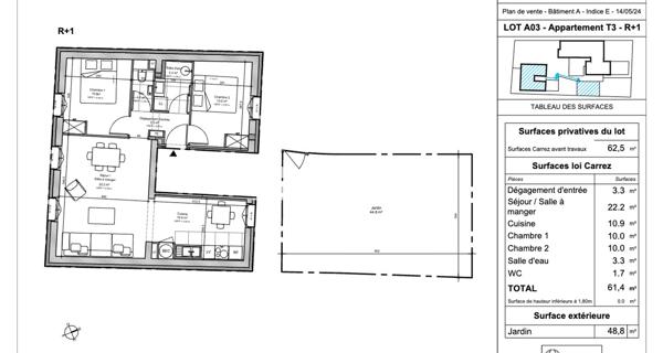 Location Appartement 3 pièces 62.5 m² - Rueil-malmaison 92500