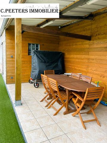 Courrières (62710) Maison de 97m² en retrait de rue avec terrasse 3 chambres, bureau, parking