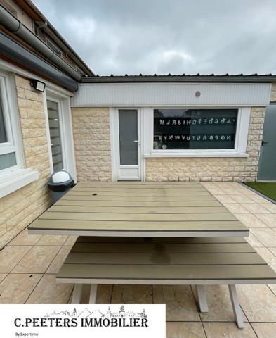 Courrières (62710) Maison de 97m² en retrait de rue avec terrasse 3 chambres, bureau, parking