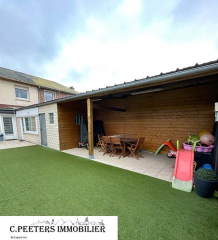Courrières (62710) Maison de 97m² en retrait de rue avec terrasse 3 chambres, bureau, parking