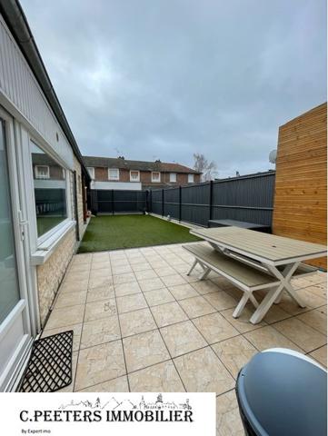 Courrières (62710) Maison de 97m² en retrait de rue avec terrasse 3 chambres, bureau, parking