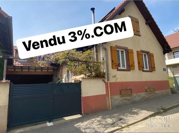 3%.COM Jolie Maison 3 chambres avec cour et dépendances Duntzenheim (67270)