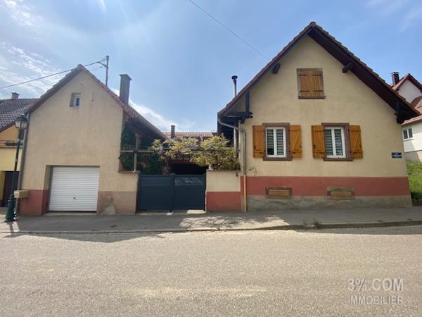 3%.COM Jolie Maison 3 chambres avec cour et dépendances Duntzenheim (67270)