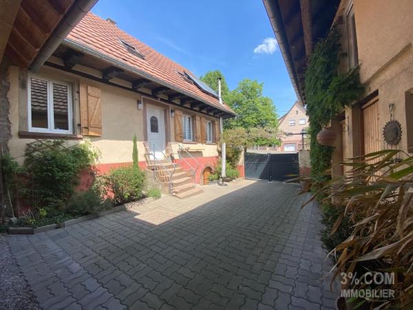 3%.COM Jolie Maison 3 chambres avec cour et dépendances Duntzenheim (67270)