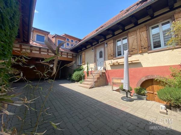 3%.COM Jolie Maison 3 chambres avec cour et dépendances Duntzenheim (67270)