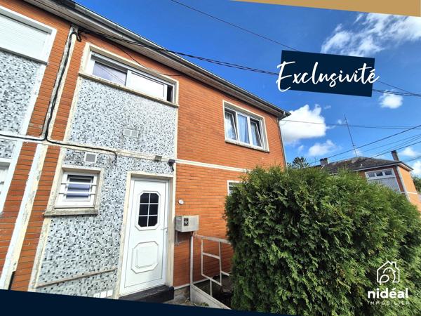 Maison mitoyenne 1 côté à vendre, 5 pièces - Maubeuge 59600