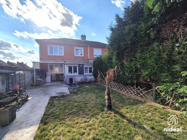 Maison mitoyenne 1 côté à vendre, 5 pièces - Maubeuge 59600